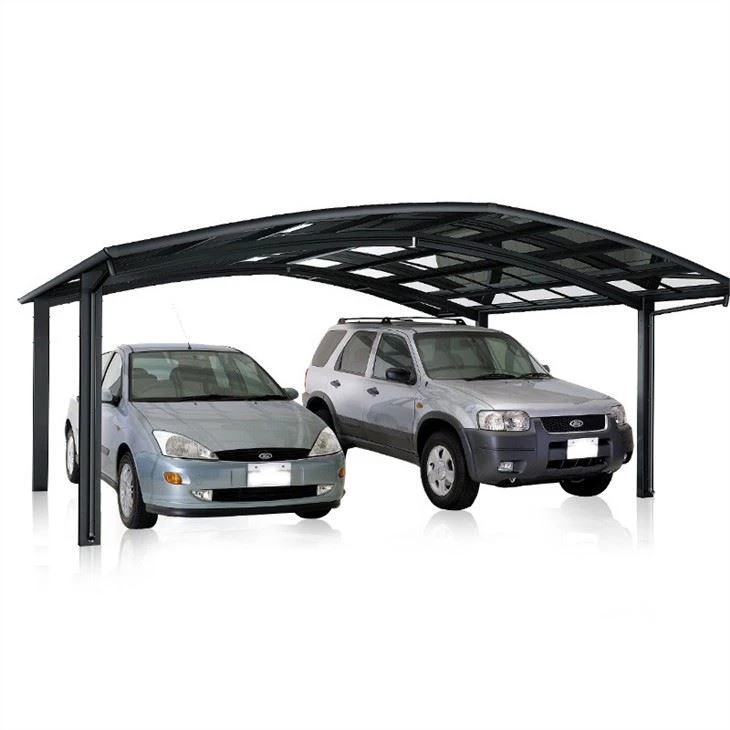 Outdoor Aluminum Grey Carport