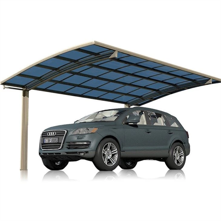 Outdoor Aluminum Grey Carport