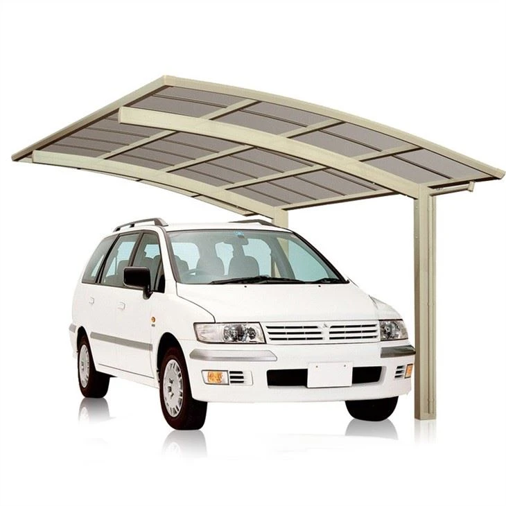 Outdoor Aluminum Grey Carport