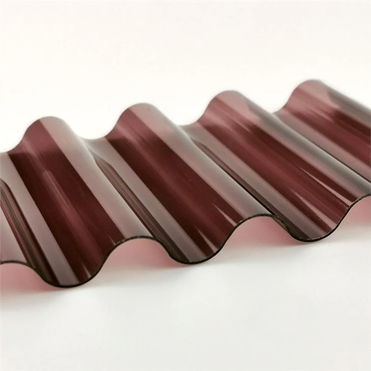 Polycarbonate Corrugate Roofing Sheets Clear