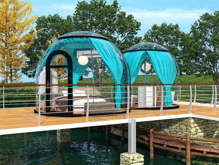 Clear Geodome House Kits